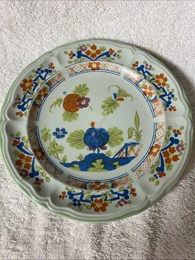 4 “Lotus Valley” Salad Plates by Provinstone Japan 7 1/2” S-1104